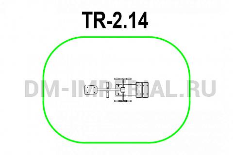 Уличное оборудование, Спортивное оборудование, Тренажер Твистер-Вело ТР 2.14 ТР 2.14