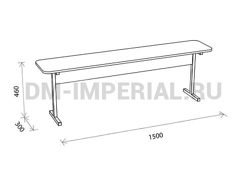 Оснащение школ, Мебель для гардеробов, Скамья 3-х местная ШМ-МР-007 Оснащение школ, Мебель для гардеробов, Скамья 3-х местная ШМ-МР-007
