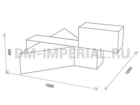 Оснащение детских садов, Мягкие модули, Мягкие игровые модули Пеликан ММ-ИМ-01.006