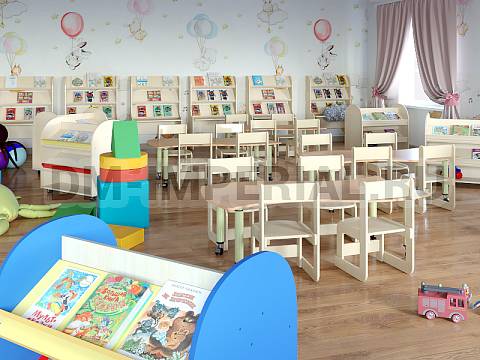 Оснащение детских садов, Стулья, Стул штабелируемый усиленный, лак/лак С-030.01-У