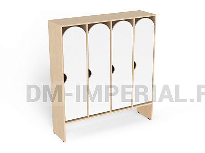 Шкаф для одежды 4-х секционный стандарт