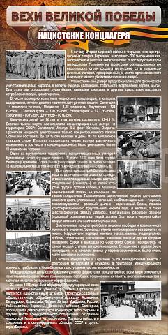 Информационные стенды, Оформление стендов для школы, "Нацистские концлагеря" ШК-2655 Информационные стенды, Оформление стендов для школы, "Нацистские концлагеря" ШК-2655
