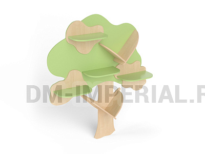 Стеллаж для книг Деревце