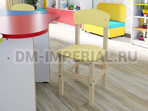 Оснащение детских садов, Стулья, Стул Крепыш, лак/краска С-001.02