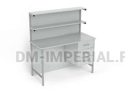 Стол препараторский пристенный с подвесной тумбой, тип 2