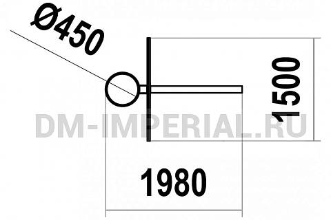 Уличное оборудование, Спортивное оборудование, Стойка баскетбольная СП 1.31 СП 1.31