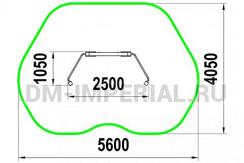 Уличное оборудование, Спортивное оборудование, Система турников с кольцами СП 1.47.2 СП 1.47.2