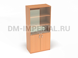 Офисный шкаф для документов со стеклом