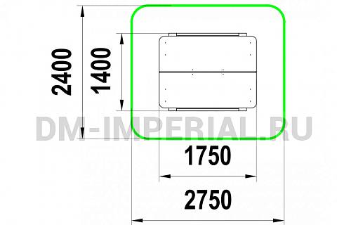 Уличное оборудование, Игровое оборудование, Детская песочница Под навесом МФ 1.15 МФ 1.15
