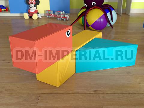 Оснащение детских садов, Мягкие модули, Мягкие игровые модули Пеликан ММ-ИМ-01.006