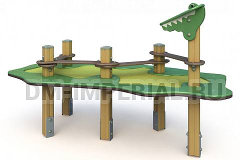 Уличное оборудование, Игровое оборудование, Песочный столик Крокодил МФ 1.101 МФ 1.101