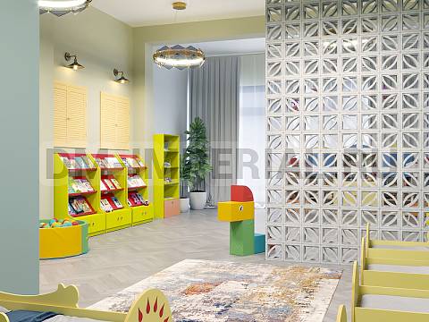 Оснащение детских садов, Шкафы, Книжная выставка 2 ШС-036/2