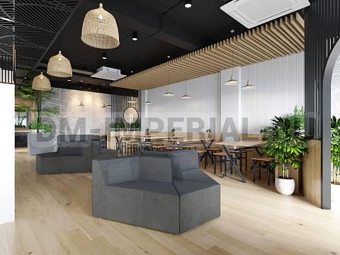 Оснащение школ, Мягкая мебель для школ, Диван модульный 14 ШМ-ММ-096