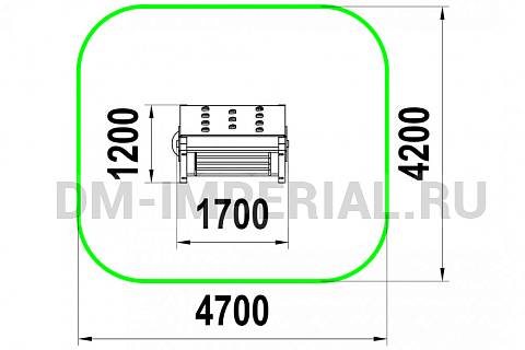 Уличное оборудование, Спортивное оборудование, Барьер СП 1.61.2 СП 1.61.2