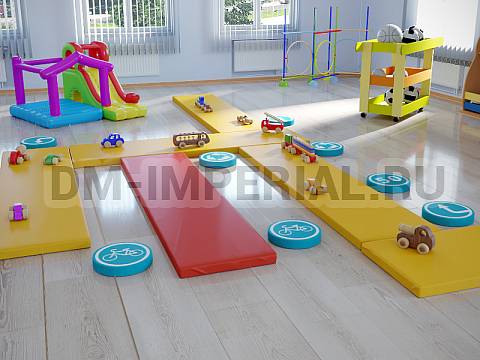 Оснащение детских садов, Мягкие модули, Комплект предписываыщих знаков ММ-ДЗ-08.002