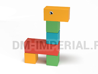 Мягкие игровые модули Жираф