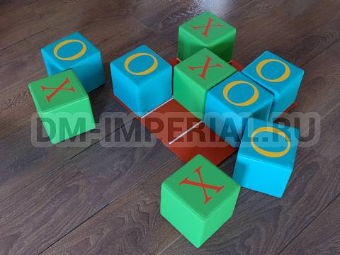 Оснащение детских садов, Мягкие модули, Развивающие мягкие модули Крестики-нолики ММ-РМ-01.009