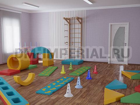 Оснащение детских садов, Мягкие модули, Развивающие мягкие модули Дорожка 3 ММ-РМ-04.014