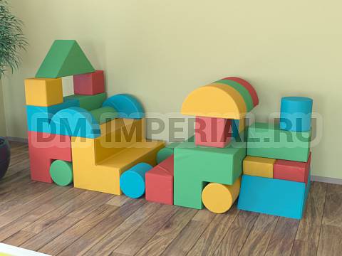 Оснащение детских садов, Мягкие модули, Мягкие игровые модули Паровоз ММ-ИМ-03.013