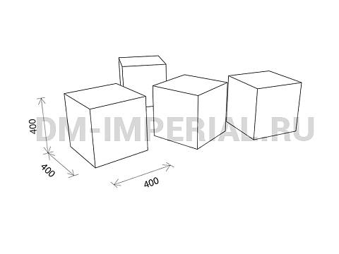 Оснащение детских садов, Мягкие модули, Развивающие мягкие модули Арифметика ММ-РМ-01.005