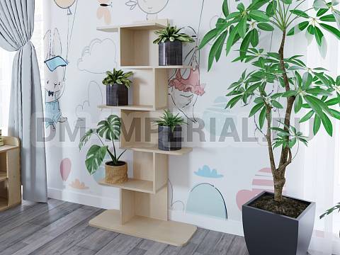 Оснащение детских садов, Детские уголки, Стойка для цветов ИМ-076