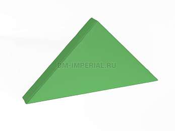 Мягкий модуль Треугольная призма 43 (зеленый (ая))