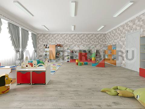 Оснащение детских садов, Игровая мебель, Модуль игровой Сказка, с выдвижными ящиками ИМ-080-Я