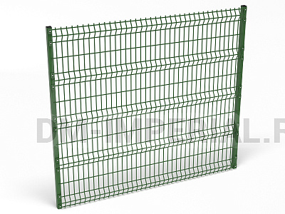 3D сварная панель оцинкованная с полимерным покрытием