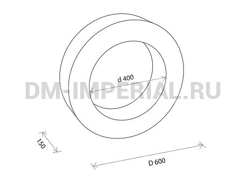 Оснащение детских садов, Мягкие модули, Мягкий модуль Кольцо 28.1 ММ-ЭМ-02.028.1