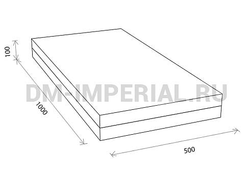 Оснащение детских садов, Мягкие модули, Складной мат 2 ММ-СМ-04.009