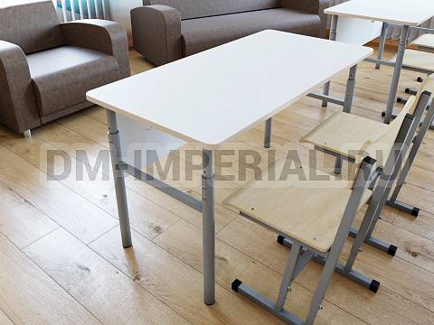 Оснащение школ, Школьные парты, Стол ученический 2-х местный регулируемый ЭРУДИТ МШ-АШП-008.2