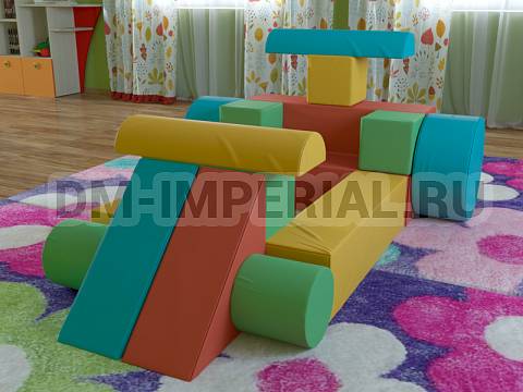 Оснащение детских садов, Мягкие модули, Мягкие игровые модули Формула 1 ММ-ИМ-03.003