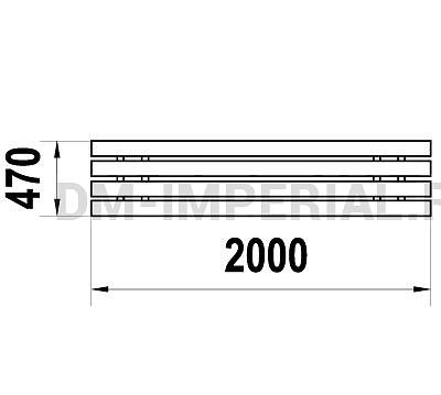 Уличное оборудование, Садово-парковое оборудование, Скамья парковая С 1.31 С 1.31