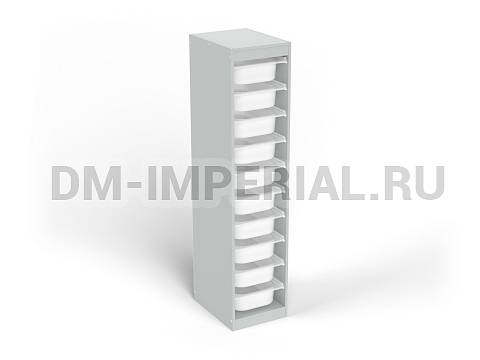 Оснащение детских садов, Шкафы, Стеллаж для хранения односекционный, высота 1500 СХ-013