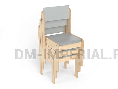 Стул 2 мягкий, регулируемый, штабелируемый, лак/краска/экокожа