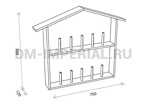 Оснащение детских садов, Игровая мебель, Театр Би-Ба-Бо (подвесной) ИМ-026
