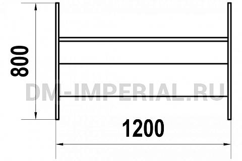 Уличное оборудование, Игровое оборудование, Скамейка Кроссовер СД 1.7.1 СД 1.7.1