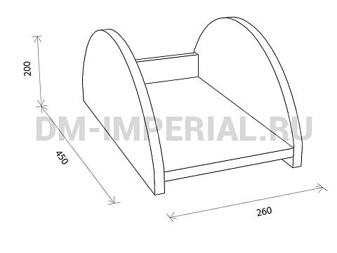 Офисная мебель, Тумбы в офис, Подставка под системный блок Т-01-Б
