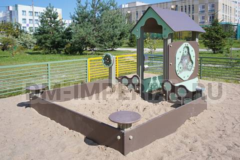 Уличное оборудование, Игровое оборудование, Детская песочница Ягодный дворик МФ 1.75 МФ 1.75