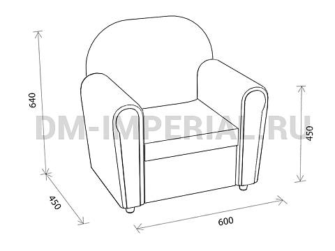 Оснащение детских садов, Мягкая мебель, Кресло Малютка ММ-009-К Оснащение детских садов, Мягкая мебель, Кресло Малютка ММ-009-К