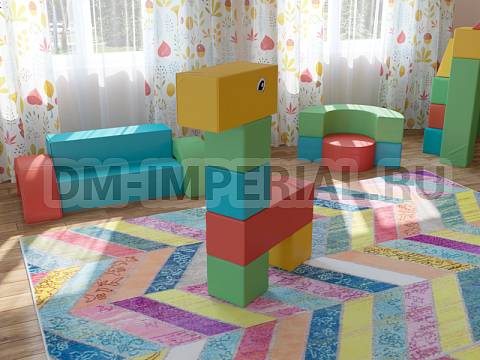 Оснащение детских садов, Мягкие модули, Мягкие игровые модули Жираф ММ-ИМ-01.012 Оснащение детских садов, Мягкие модули, Мягкие игровые модули Жираф ММ-ИМ-01.012