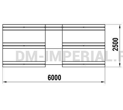 Уличное оборудование, Спортивное оборудование, Трибуна Т 1.3 Т 1.3