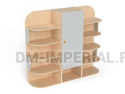 Шкаф для игрушек 3-х секционный