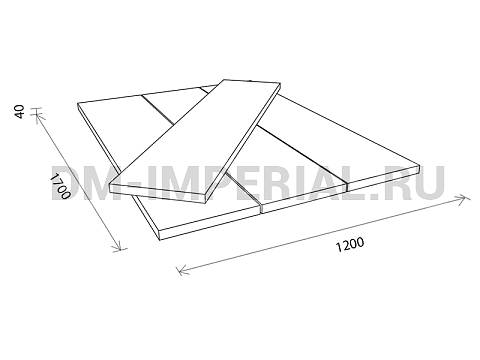 Оснащение детских садов, Мягкие модули, Развивающие мягкие модули Дорожка 7 ММ-РМ-04.028