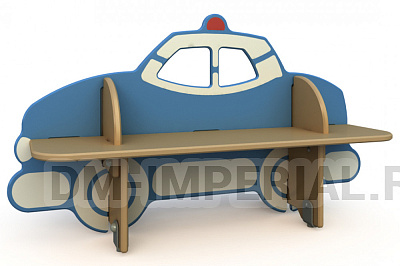 Скамейка Полицейская машина СД 1.12