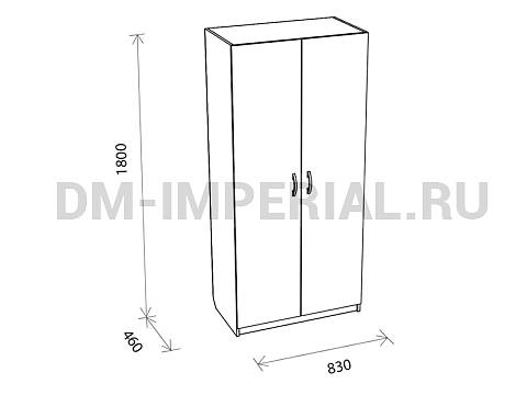 Офисная мебель, Шкафы для офиса, Шкаф офисный с дверьми Ш 1.11 Ш-1.11