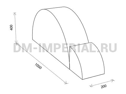 Оснащение детских садов, Мягкие модули, Мягкие игровые модули Черепашка ММ-ИМ-01.004