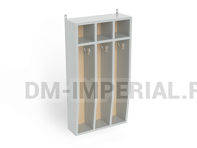 Шкаф для полотенец навесной 3-х секционный