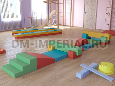 Оснащение детских садов, Мягкие модули, Мягкие спортивные модули Попрыгушки ММ-СМ-03.008