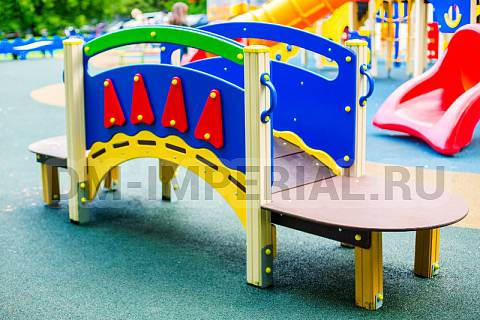 Уличное оборудование, Игровое оборудование, Детский мостик МФ 1.53.3 МФ 1.53.3